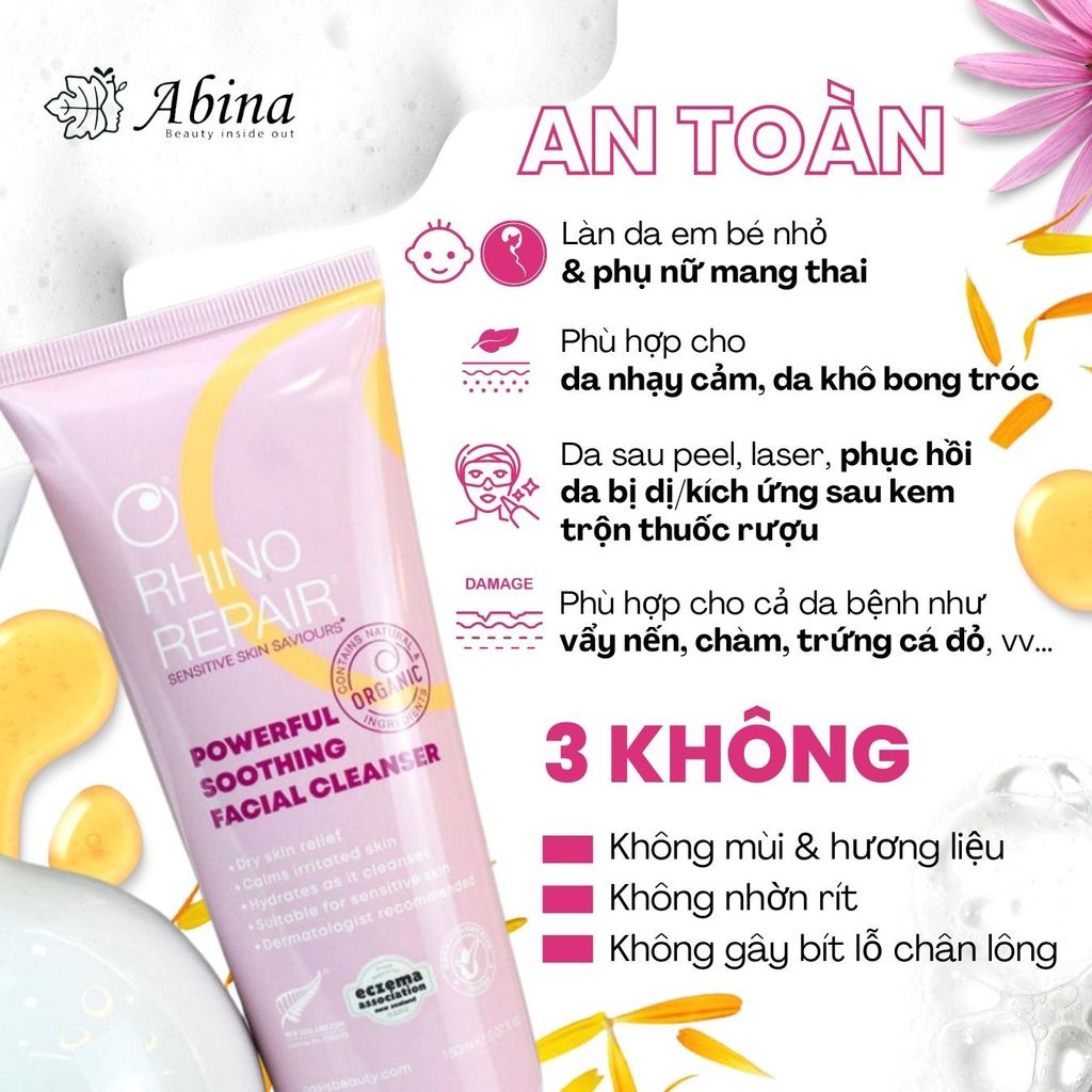 Rhino Repair Powerful Soothing Facial Cleanser