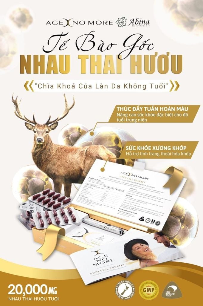 Tế bào gốc Nhau thai hươu Age No More