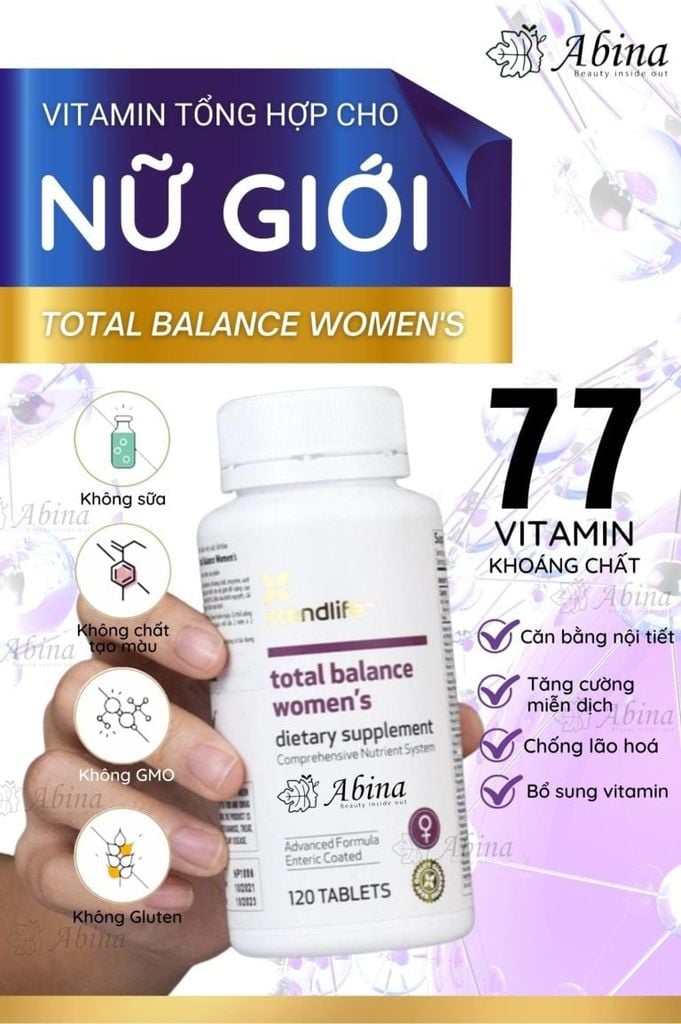 Viên Uống Vitamin Tổng Hợp Cho Phụ Nữ Xtend-Life Total Balance Women’s