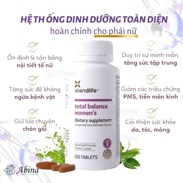 Viên Uống Vitamin Tổng Hợp Cho Phụ Nữ Xtend-Life Total Balance Women’s