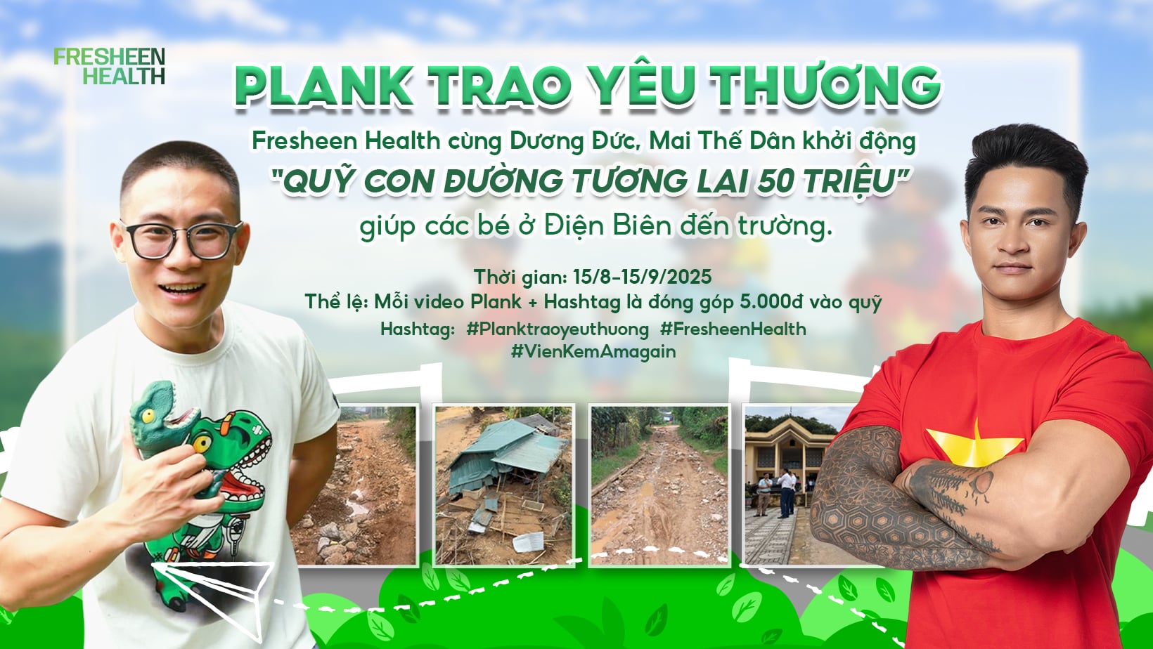 PLANK TRAO YÊU THƯƠNG: MỖI GIÂY PLANK, MỘT CON ĐƯỜNG ĐẾN TRƯỜNG