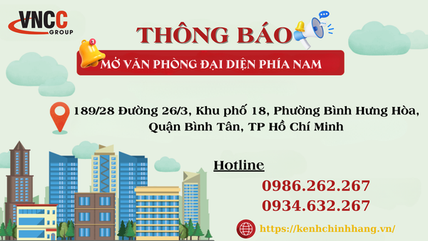 VNCC GROUP MỞ VĂN PHÒNG MỚI TẠI TP HỒ CHÍ MINH