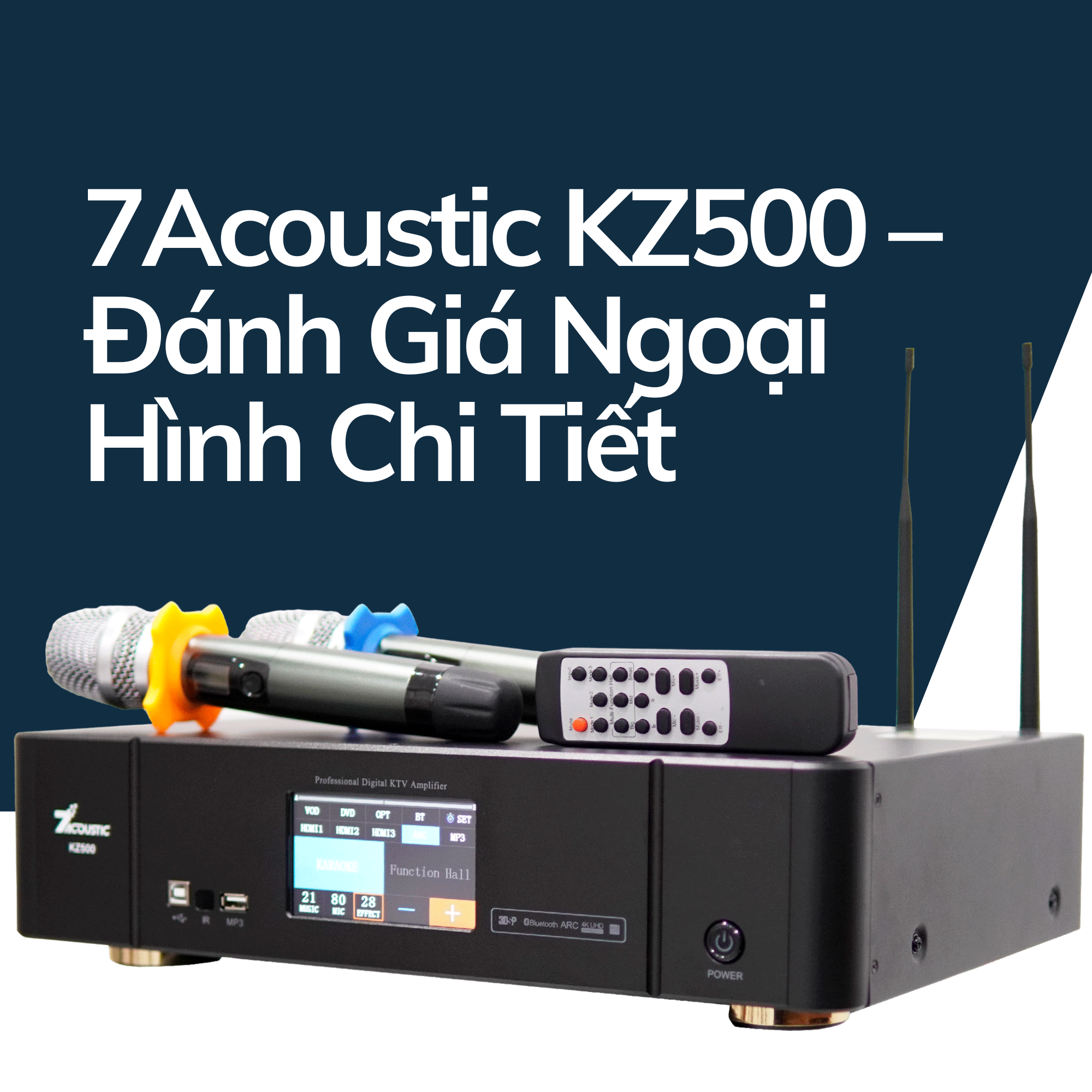 7Acoustic KZ500 – Đánh Giá Ngoại Hình Chi Tiết