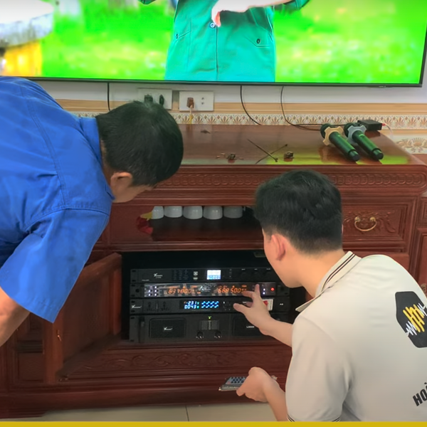 Dàn karaoke 7Acoustic gia đình khách hàng tại Hiệp Hòa, Bắc Giang