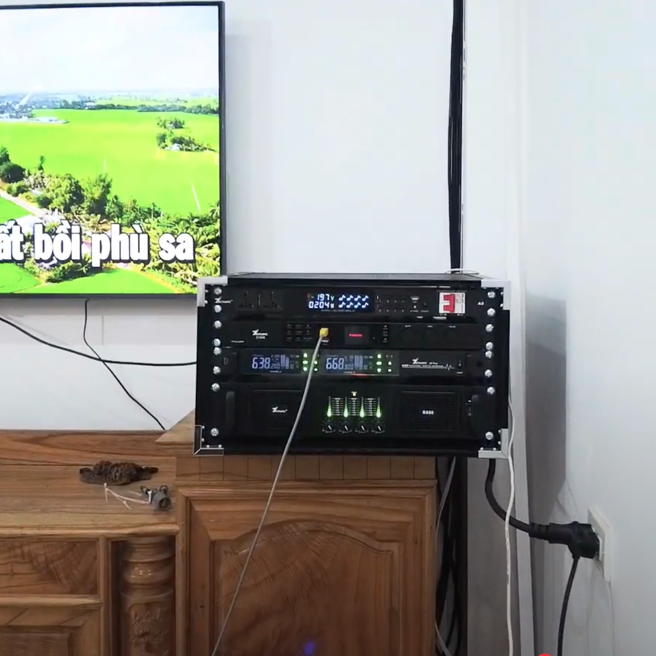 Lắp dàn 7Acoustic cho Doanh nghiệp Bếp củi nóng lạnh Huỳnh Phát - Lào Cai