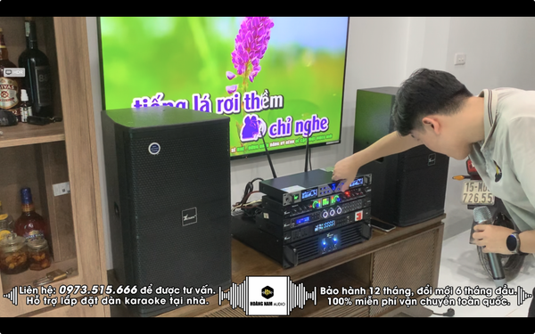 Khách “lên đời” từ amply + loa nằm sang dàn karaoke HN-02 của Hoàng Nam Audio – Chất âm bùng nổ, hát hay hơn hẳn