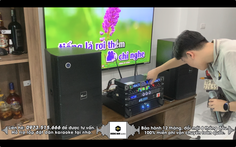 Khách “lên đời” từ amply + loa nằm sang dàn karaoke HN-02 của Hoàng Nam Audio – Chất âm bùng nổ, hát hay hơn hẳn
