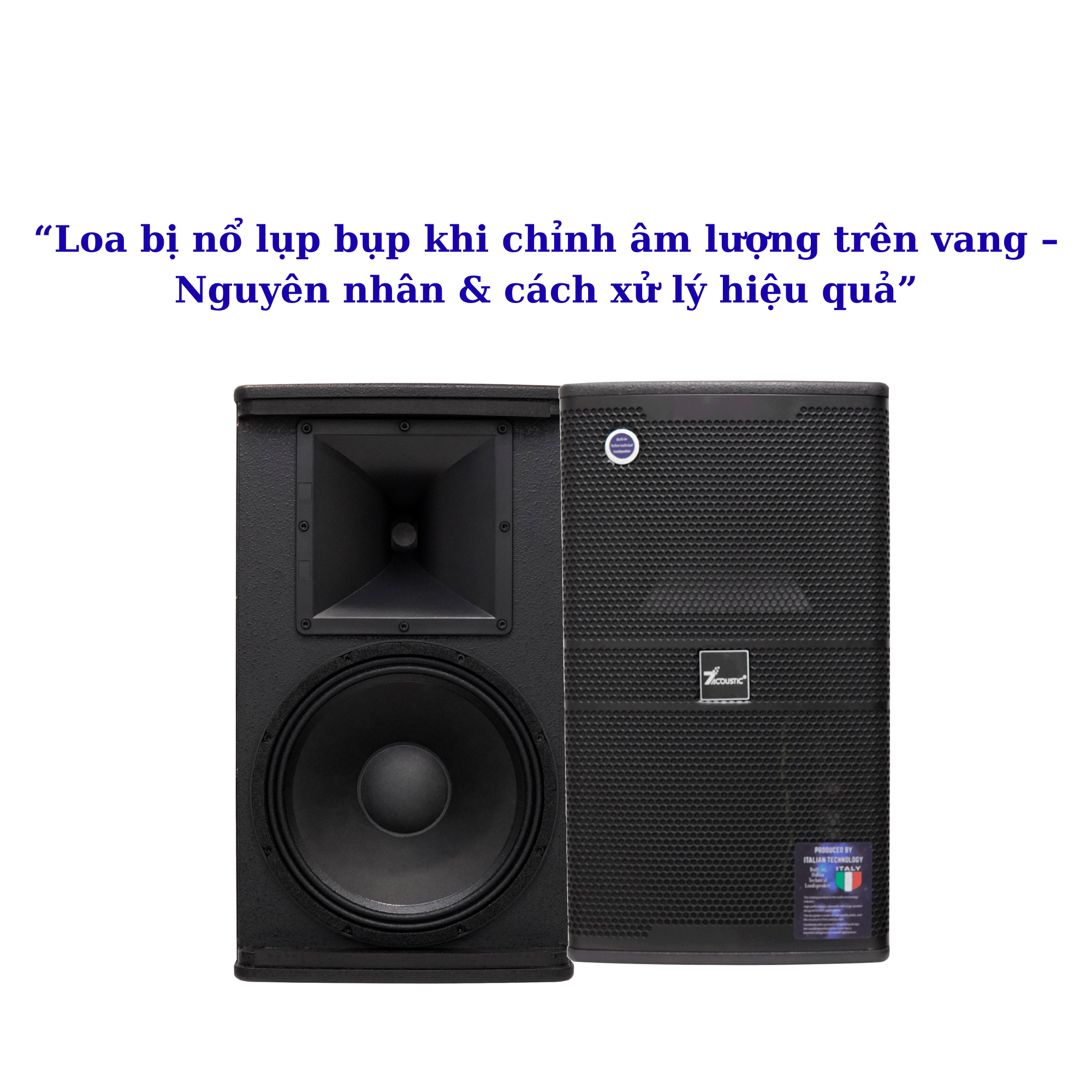 “Nguyên nhân loa bị bụp khi chỉnh volume trên vang và giải pháp nhanh chóng”