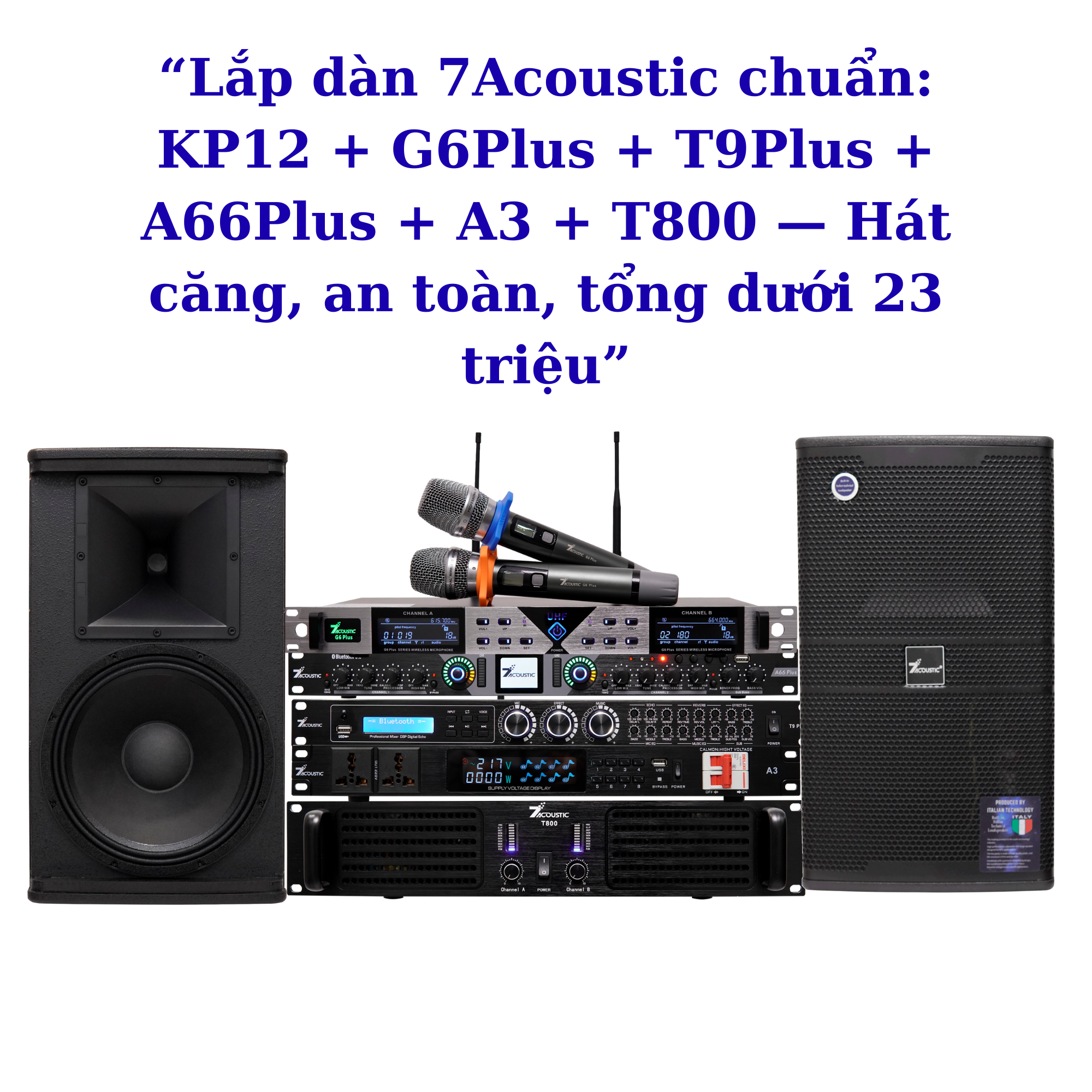 “Lắp dàn karaoke trọn bộ (KP12, G6Plus, T9Plus, A66Plus, A3, T800) — Review chi tiết & báo giá thực tế”