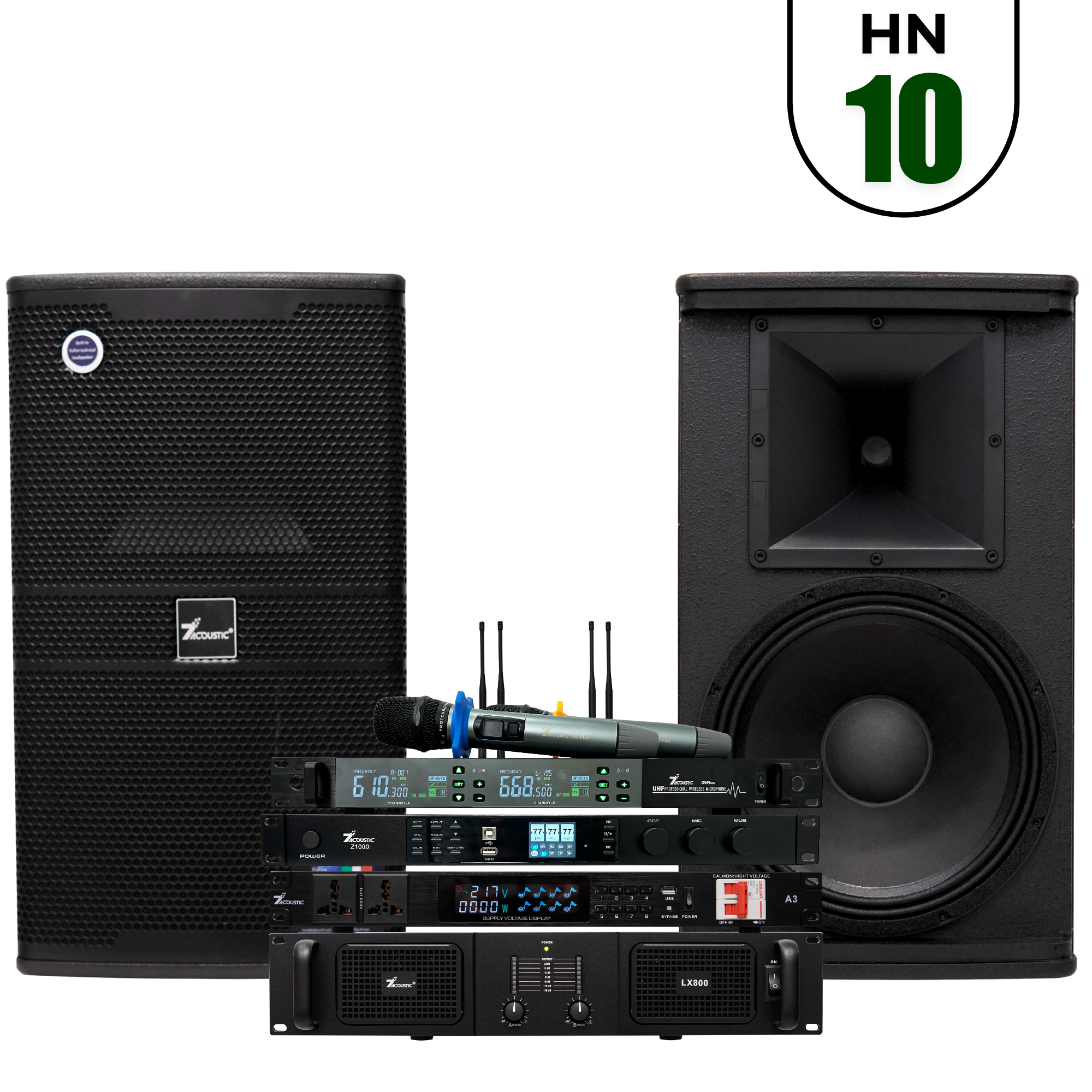 “Dàn karaoke 7Acoustic HN10: Full phối ghép, công suất khỏe, giá bao rõ”