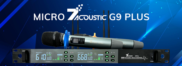 Micro G9 Plus, Mic G9 Plus, Micro không dây, mic không dây, mic 7Acoustic G9 Plus, 7Acoustic G9 Plus
