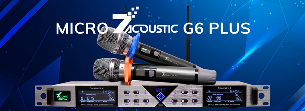 Micro không dây G6 Plus, Micro không dây 7Acoustic G6 Plus, 7Acoustic G6 Plus, mic G6 Plus, micro G6Plus