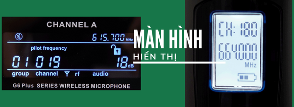 Micro không dây G6 Plus, Micro không dây 7Acoustic G6 Plus, 7Acoustic G6 Plus, mic G6 Plus, micro G6Plus