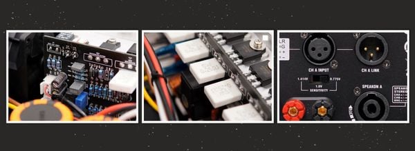 Đẩy công suất 2 kênh 7Acoustic LX800, Đẩy LX800