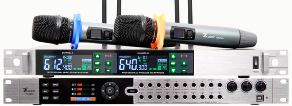 Combo Vang số PX8000 và Micro G9 Plus [Màu Bạc]