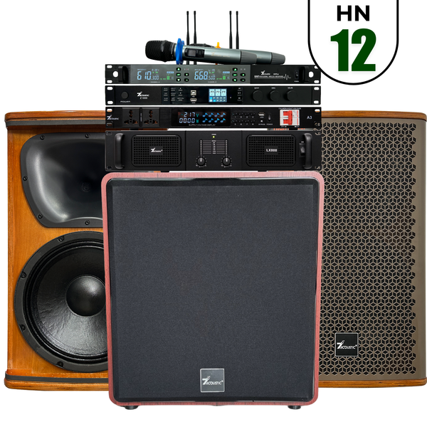 Dàn Karaoke 7Acoustic chính hãng 6 thiết bị HN12