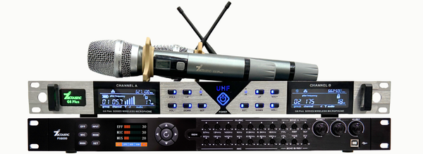 Combo Vang số PX8000 [Màu Đen] và Micro G6 Plus