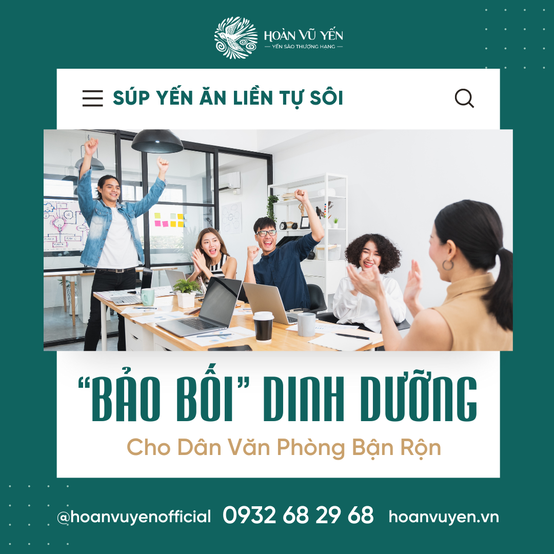 SÚP YẾN ĂN LIỀN TỰ SÔI - 