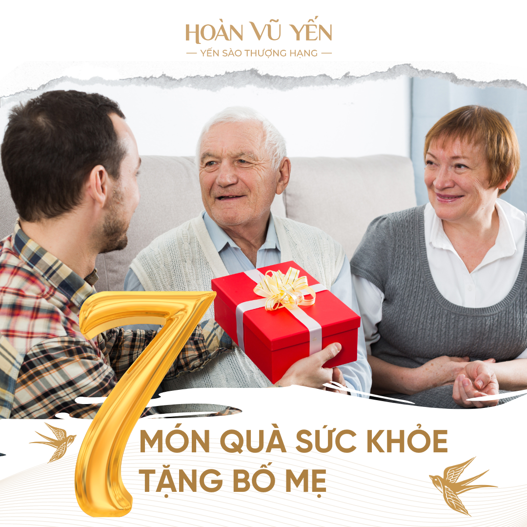 TOP 7 MÓN QUÀ SỨC KHỎE TẶNG BỐ MẸ