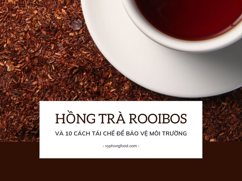 Hồng trà Rooibos và 10 cách tái chế để bảo vệ môi trường.