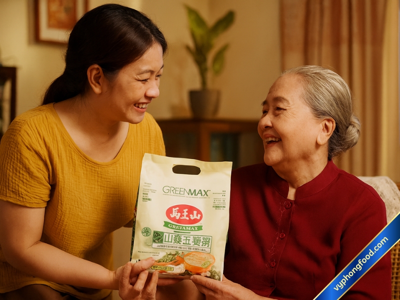 Nutritional Multigrain Porridge for the Elderly – A Precious Gift for Parents on the Vu Lan Festival vyphongfood.com multi grains cereal Greenmax taiwwan