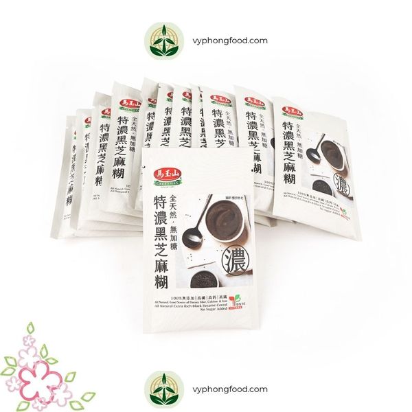 Bột ngũ cốc dinh dưỡng không đường từ mè đen Greenmax Đài Loan chính là sự lựa chọn an toàn cho người tiểu đường