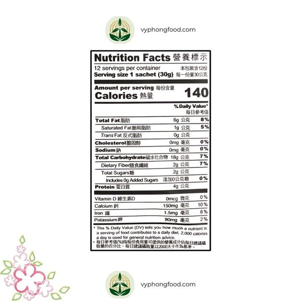 Bột ngũ cốc dinh dưỡng không đường từ mè đen Greenmax Đài Loan chính là sự lựa chọn an toàn cho người tiểu đường