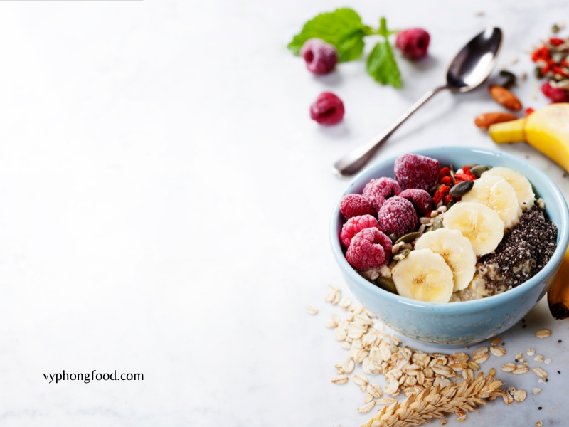 Naturally nutritious breakfast with multi grains cereal powder