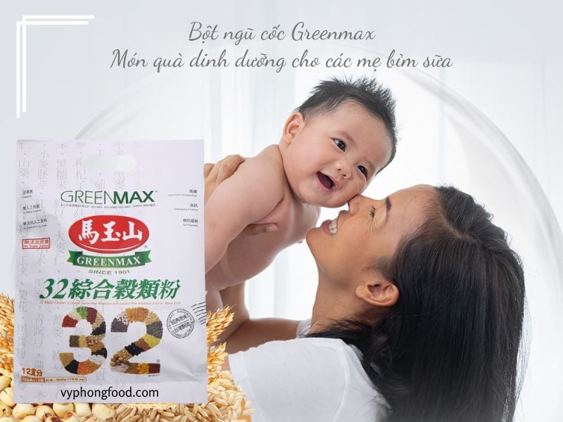 Mẹ bỉm sữa ăn uống kiêng khem sau sinh? Đã có giải pháp từ bột ngũ cốc không đường Greenmax