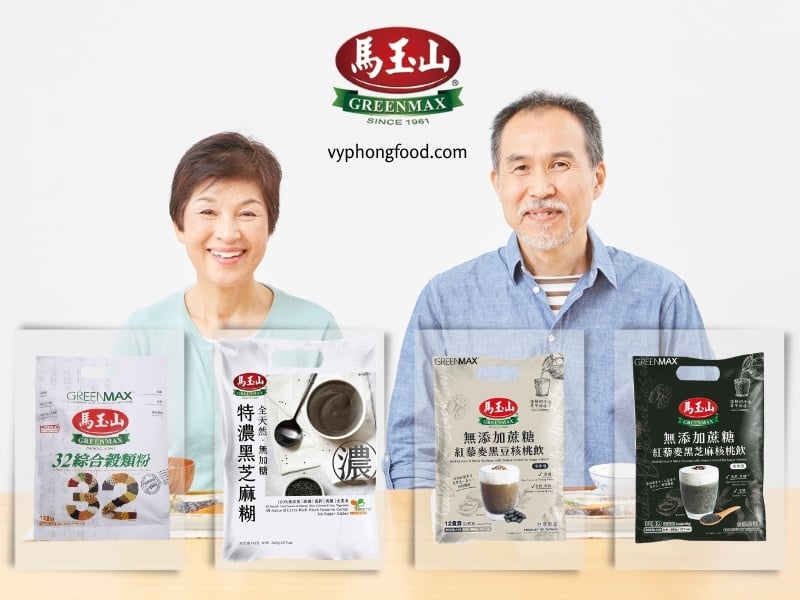 Người lớn tuổi ăn gì cho đủ chất mà không lo đường huyết giới thiệu về bột ngũ cốc dinh dưỡng không đường từ 32 loại hạt Greenmax Đài Loan