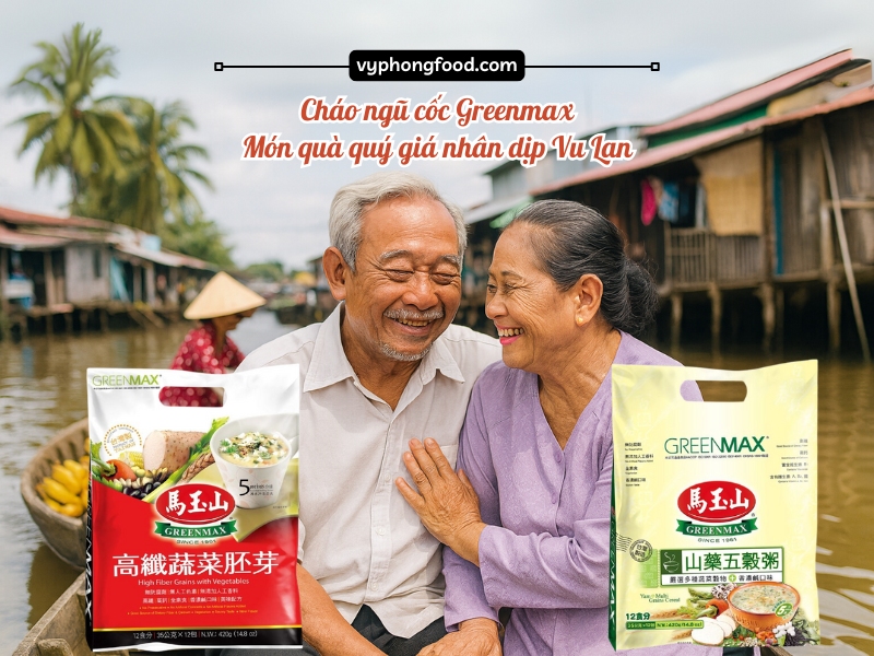 The “time” gifts that parents always wish to receive. Greenmax – Taiwan’s leading cereal brand – is well-known for its nutritious cereal porridge for the elderly, nutritional cereal powder, and many other healthy food products vyphongfood.com