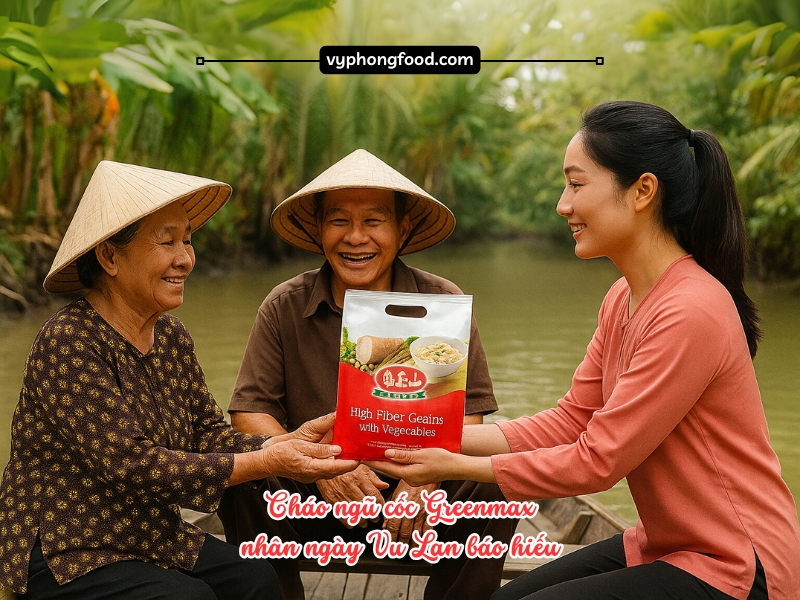 The “time” gifts that parents always wish to receive. Greenmax – Taiwan’s leading cereal brand – is well-known for its nutritious cereal porridge for the elderly, nutritional cereal powder, and many other healthy food products vyphongfood.com