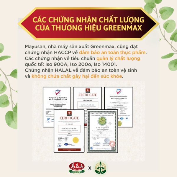 Bột ngũ cốc dinh dưỡng từ đậu đen và các loại hạt Greenmax Đài Loan tốt cho tim mạch, tiêu hóa và sắc đẹp.