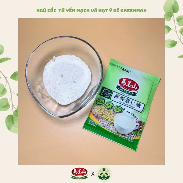 Greenmax Taiwan Oat and Adlay Multi Grains Cereal rich in fiber, beneficial for health and beauty vyphongfood
