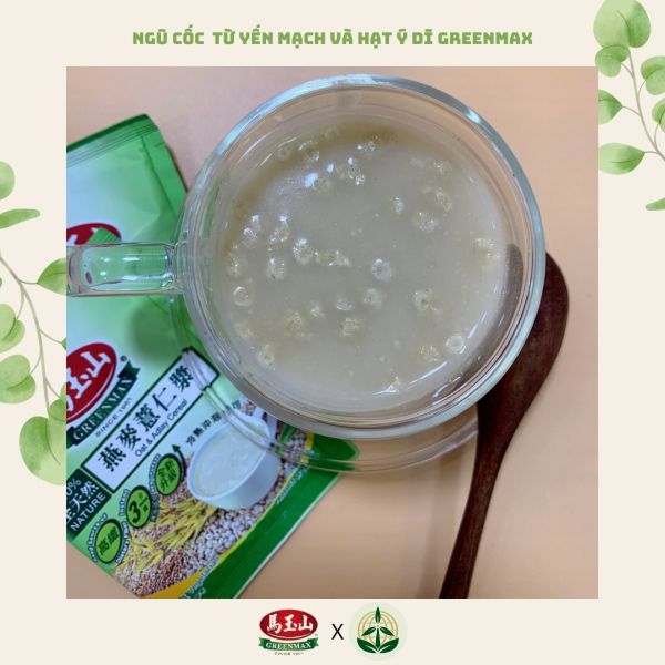 Greenmax Taiwan Oat and Adlay Multi Grains Cereal rich in fiber, beneficial for health and beauty vyphongfood