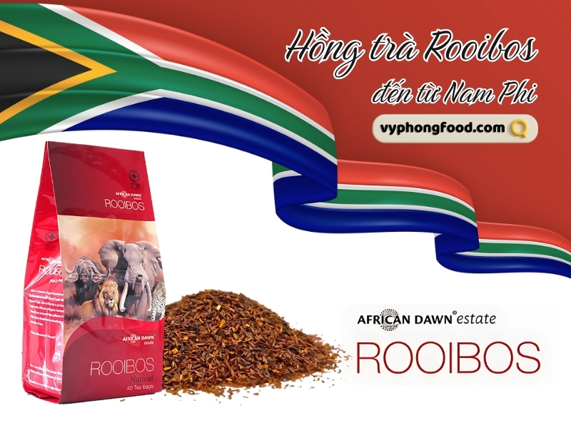 Cùng vyphongfood.com khám phá công dụng của trà thảo mộc qua Tận Hưởng Những Chuyến Đi Mùa Hè Cùng Hồng trà Rooibos Nam Phi Người Bạn Đồng Hành Trên Mọi Nẻo Đường.