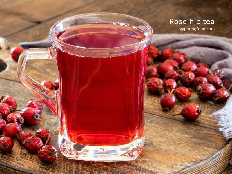Trà hoa hồng (Rose hip tea)
