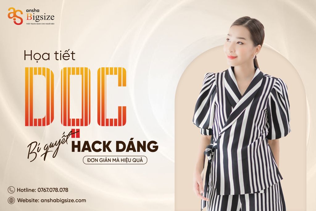 Phối đồ theo họa tiết dọc – Bí quyết hack dáng đơn giản mà hiệu quả