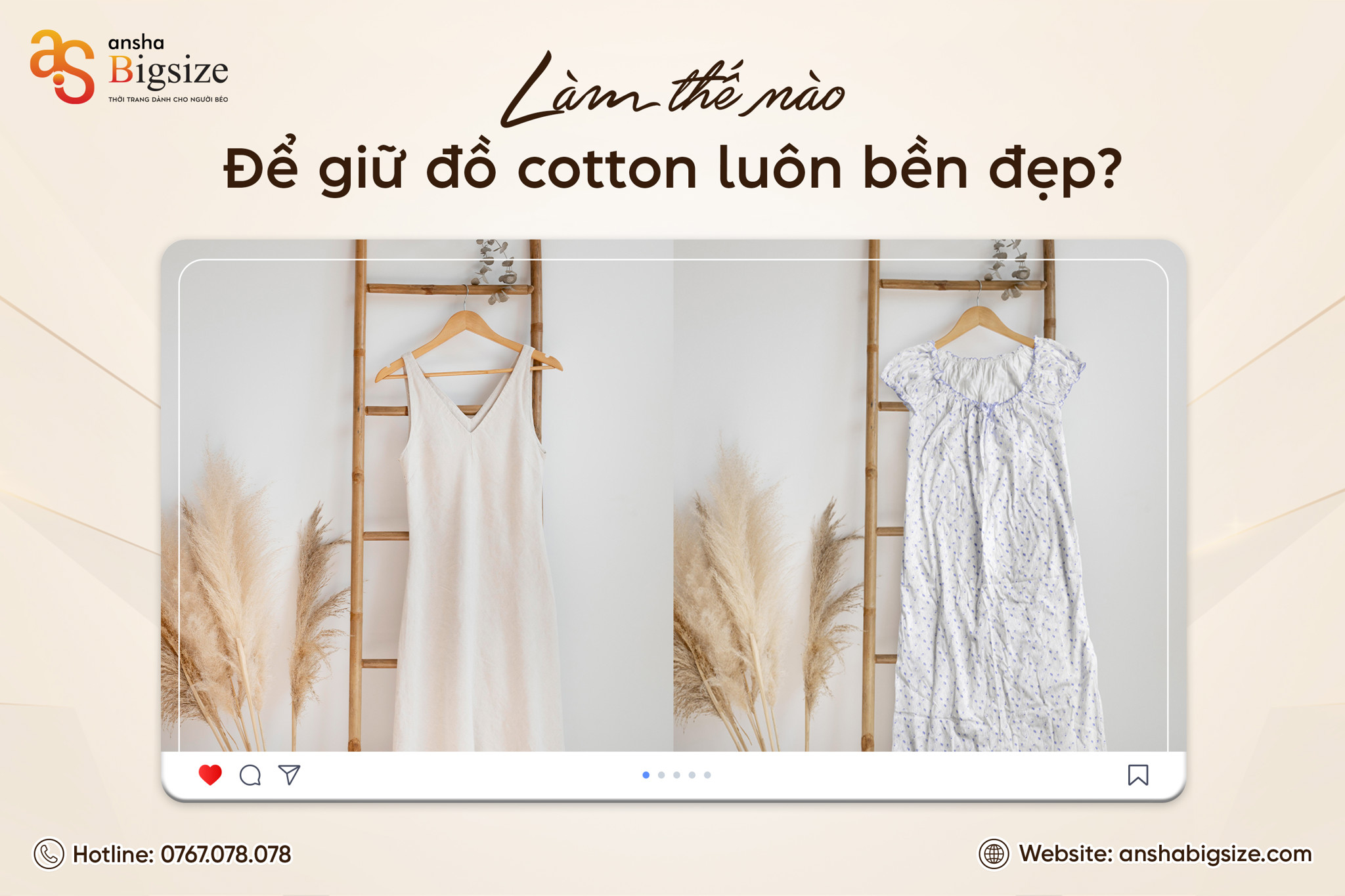 Giữ đồ cotton luôn bền đẹp: Những mẹo bảo quản nàng Bigsize nhất định phải biết!