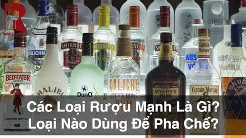 Các Loại Rượu Mạnh Là Gì? Loại Nào Dùng Để Pha Chế?