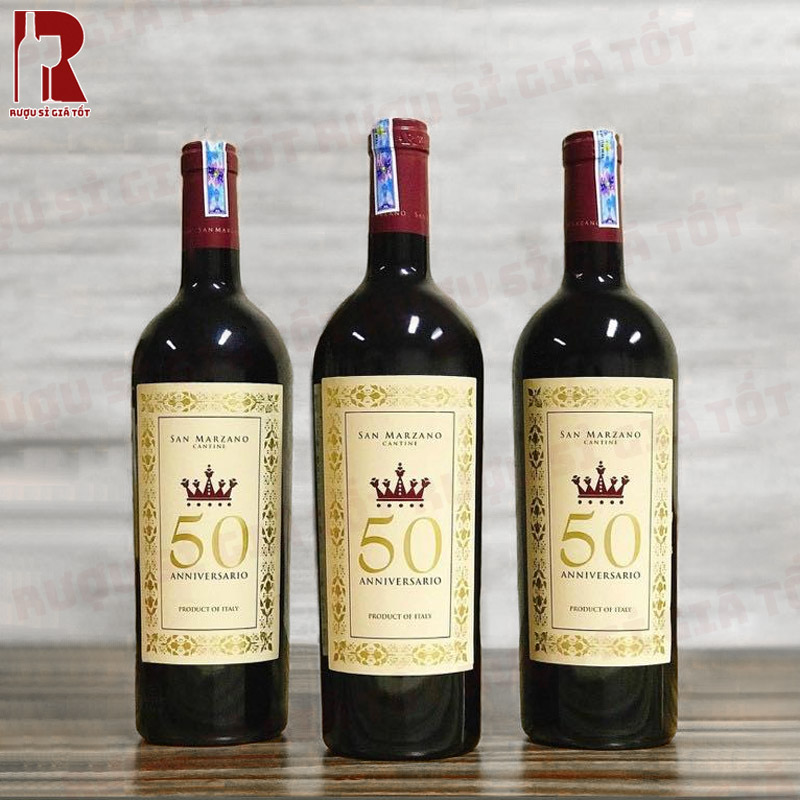 Chai rượu 50 Anniversario Cuvee Cinquantenario mang đậm dấu ấn lịch sử