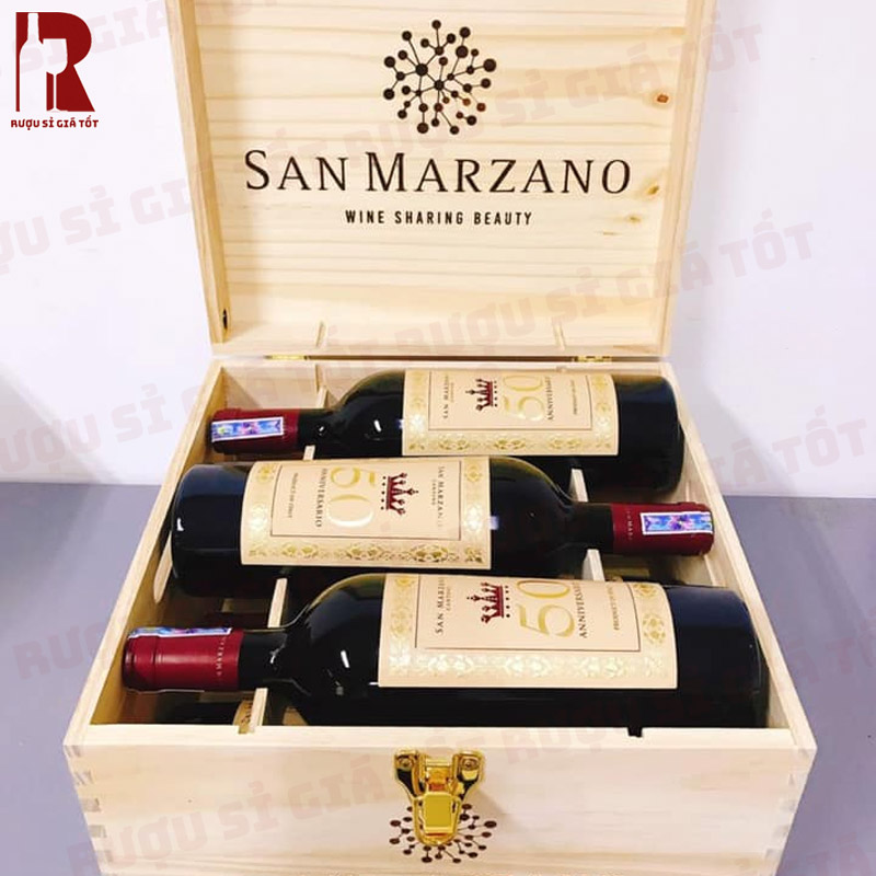Chai rượu 50 Anniversario Cuvee Cinquantenario đem đến vị rượu mạnh mẽ