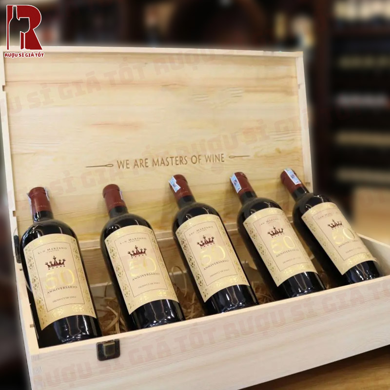 Chai rượu 50 Anniversario Cuvee Cinquantenario và quy trình sản xuất đặc biệt