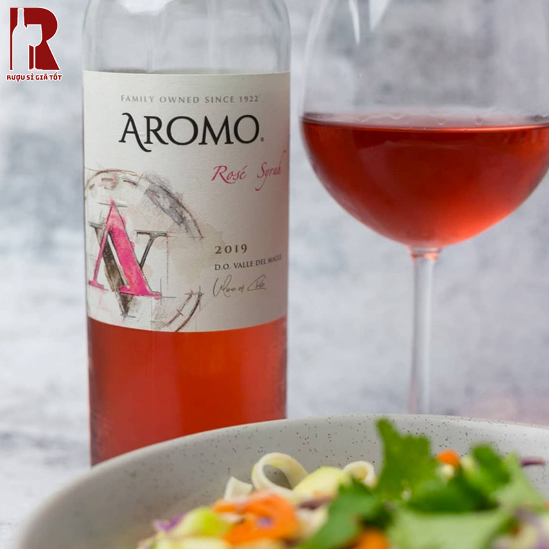 Rượu vang hồng Chile Aromo Rosé Syrah