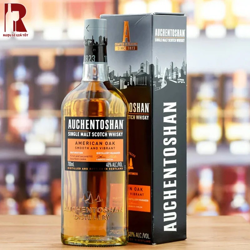 Auchentoshan American Oak là một chai whisky không quá mạnh, dễ thưởng thức cho đa dạng khách hàng