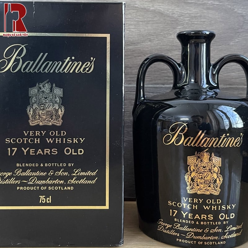 Rượu Ballantines 17 Bình Sứ