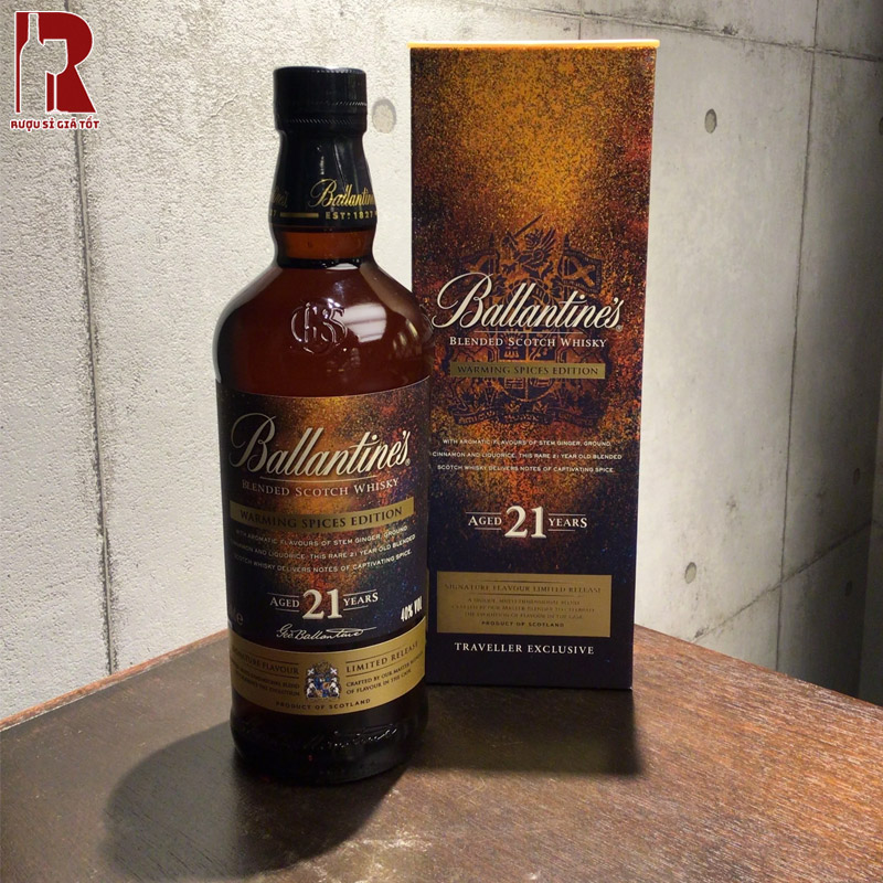 Rượu Whisky Ballantines