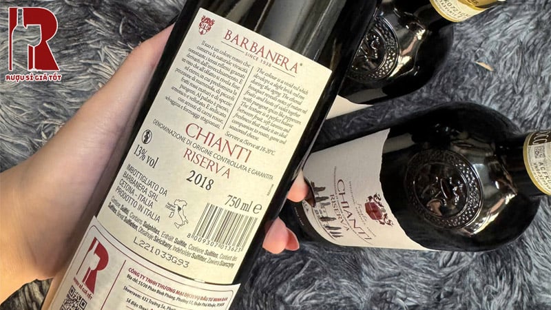 Vang Barbanera Chianti Governo Riserva