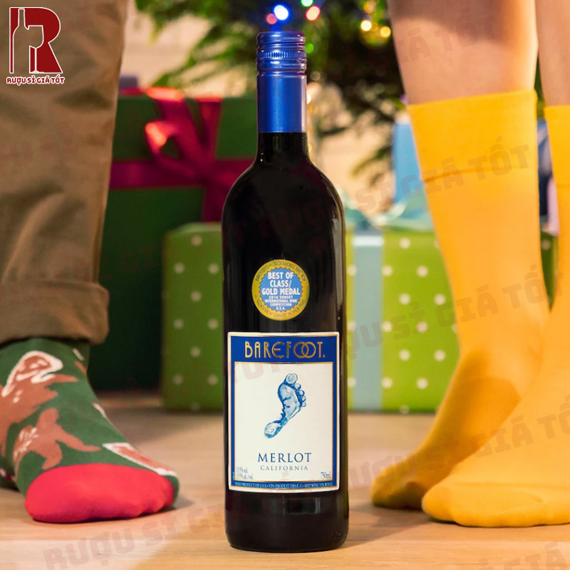Rượu Vang Mỹ Đỏ Barefoot Varietal Merlot đem đến sự quyến rũ, dịu dàng