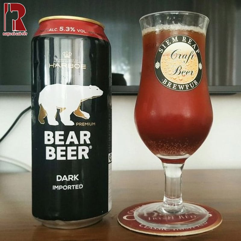 Bia Đức Gấu Bear Beer Dark Imported nhập khẩu chính hãng